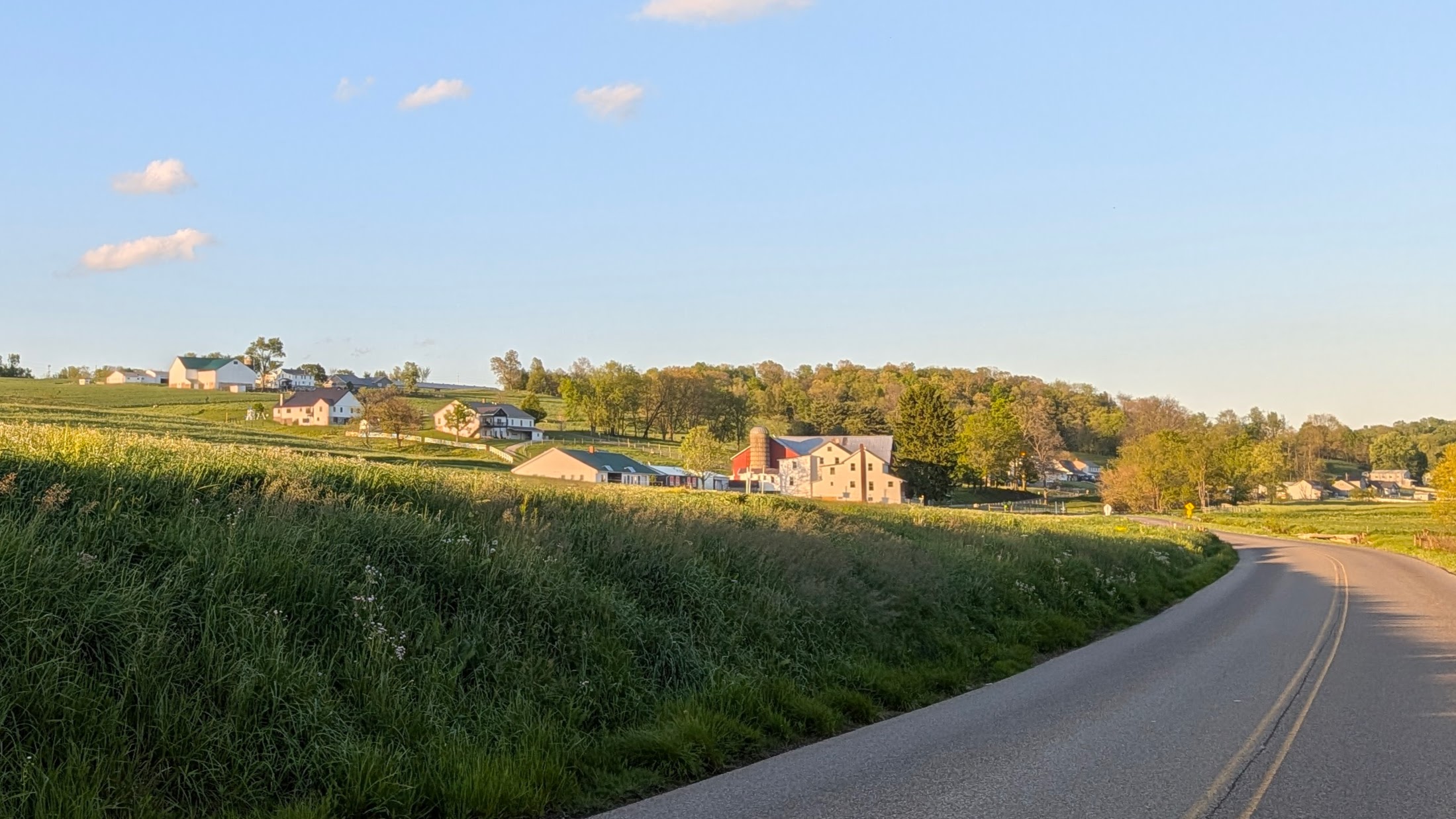 An Amish home.